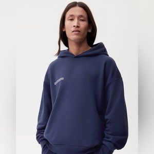 Pangaia 365 Unidex Hoodie in Navy Blue sz L